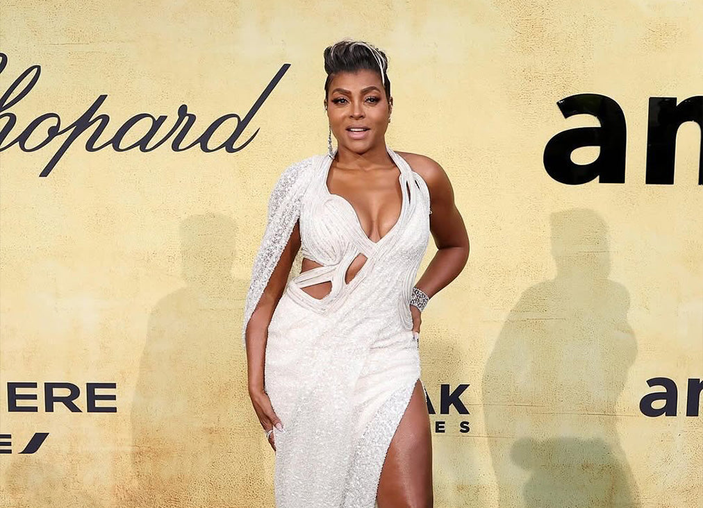 TARAJI P.HENSON IN GAURAV GUPTA COUTURE FOR THE AMFAR GALA, AT THE 78TH CANNES FILM FESTIVAL