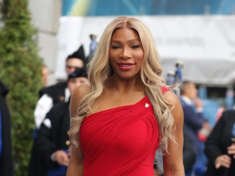 SERENA WILLIAMS IN GAURAV GUPTA EVENING WEAR AS SHE RECEIVES THE FUNDACION PRINCESA DE ASTURIAS 2025 AWARD FOR SPORTS IN OVIEDO, SPAIN