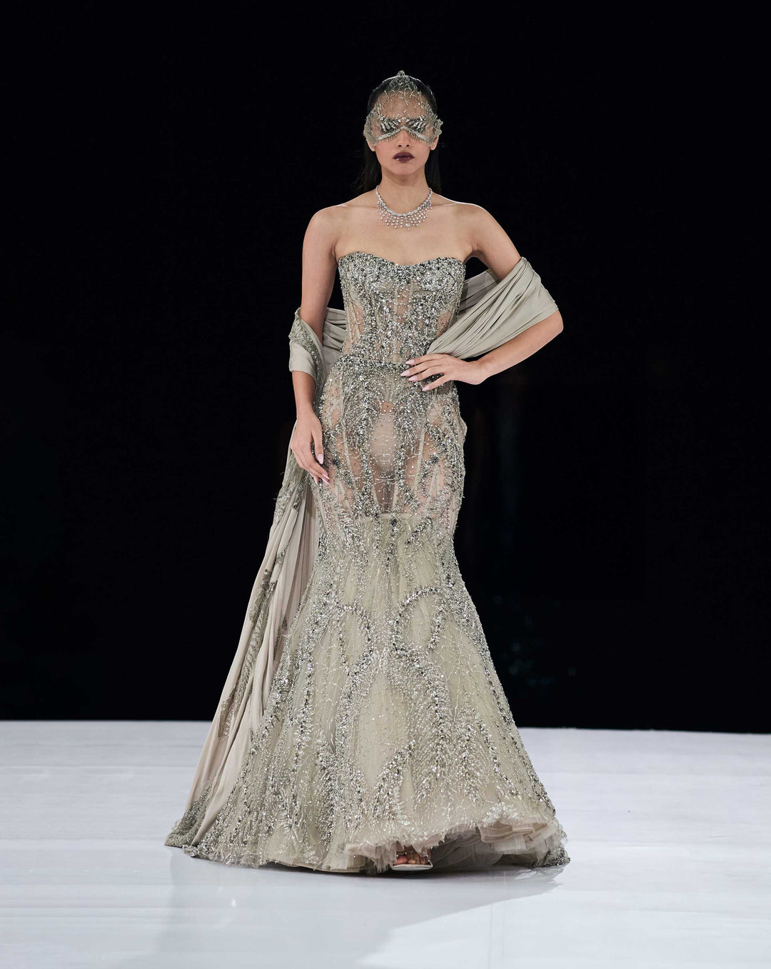 Moonshard Lace Lehenga