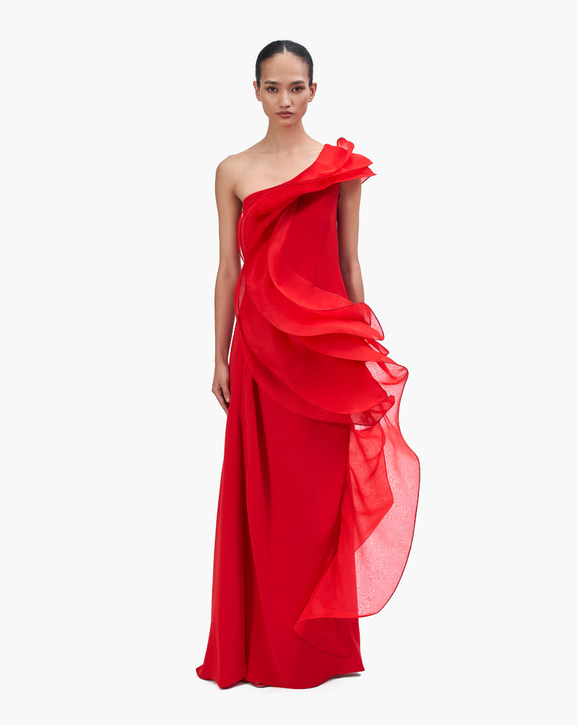 Gaurav gupta cheap red gown