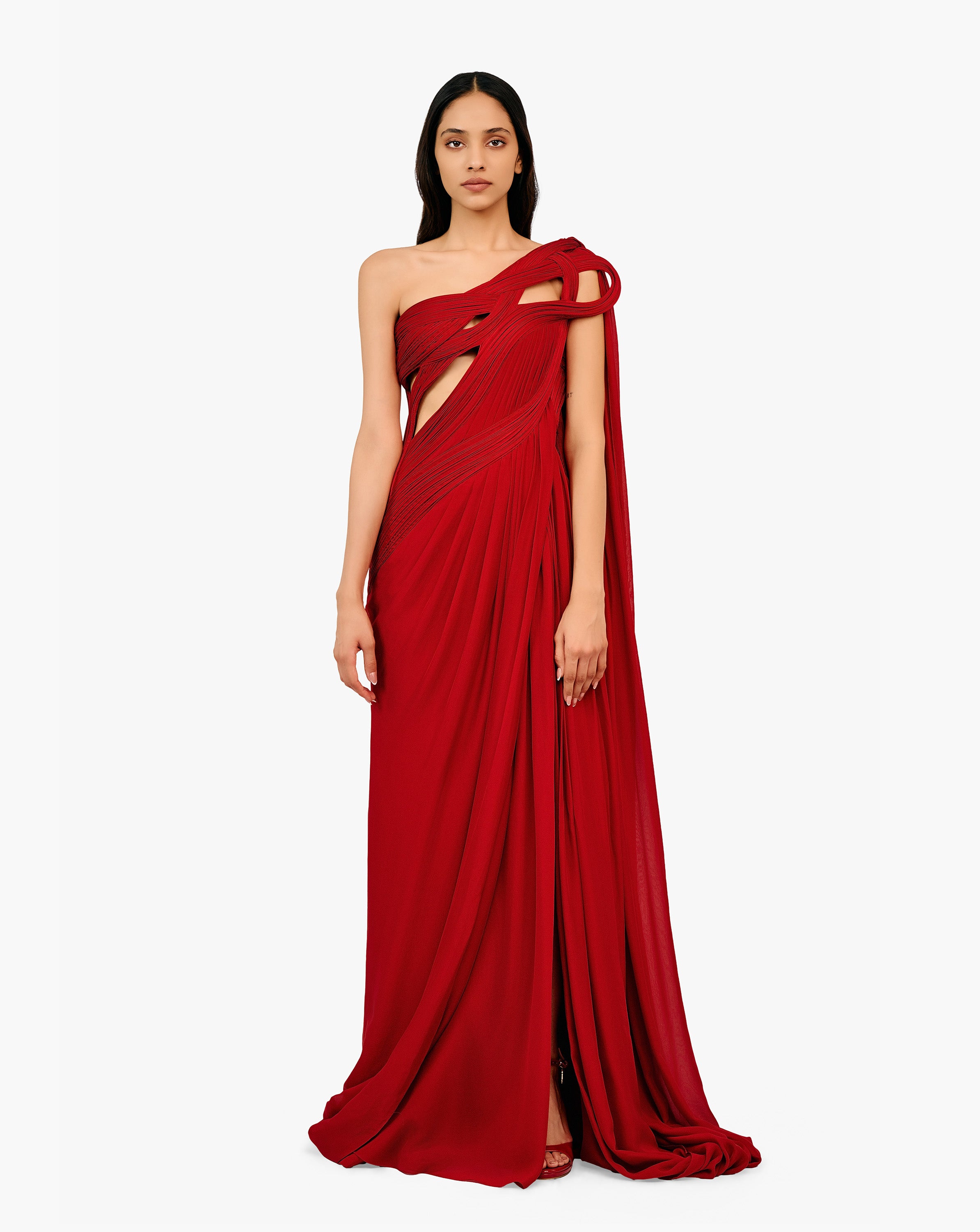 The Stellar Blaze Saree Gown