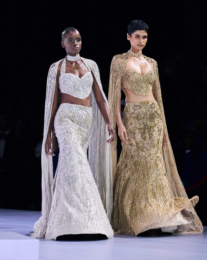 The Molten Crystal Lehenga