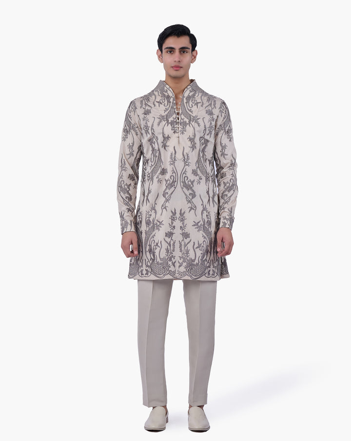 Silver Aureate Kurta Set