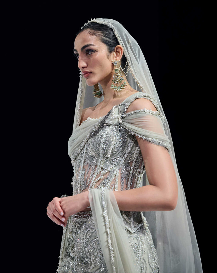 Blooming Pearl Lehenga