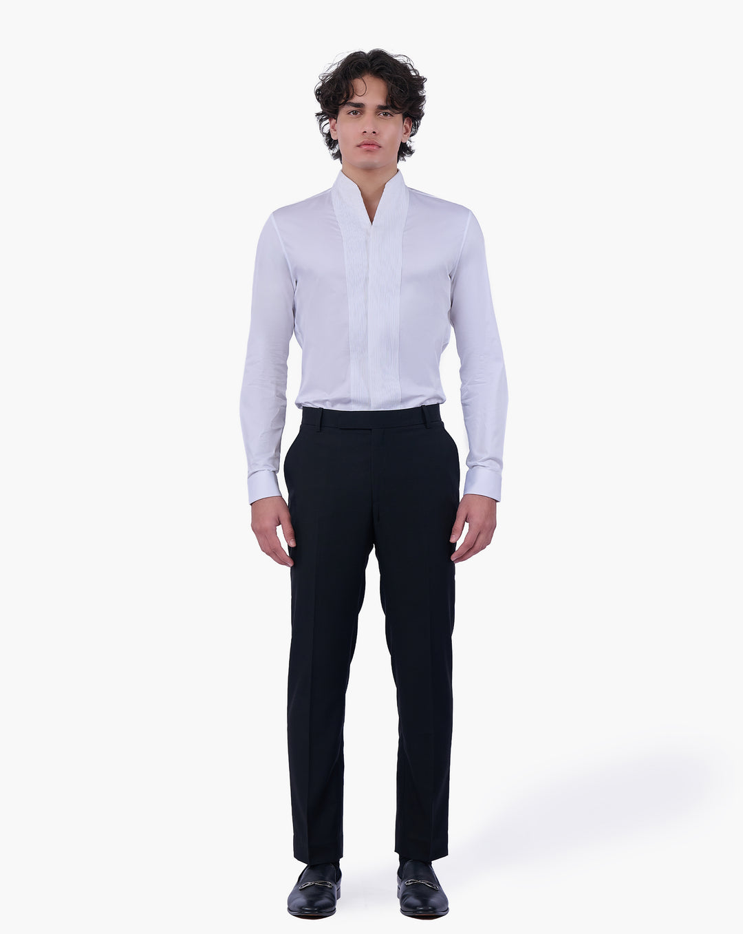 Pintuck Column Shirt