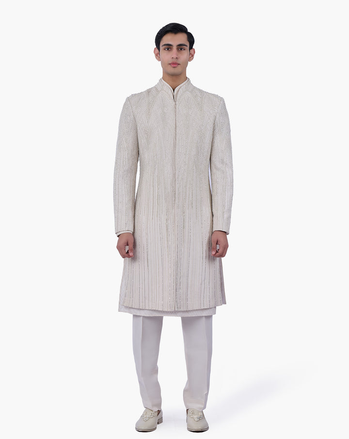Pearl Architectural Line Sherwani
