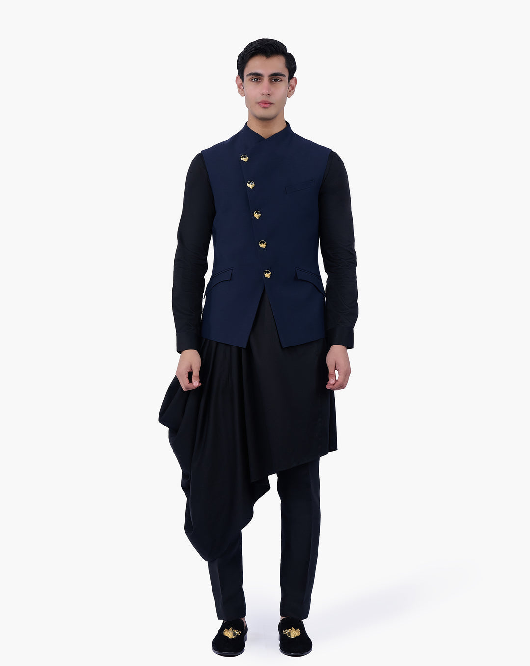 Midnight Regalia Nehru Jacket