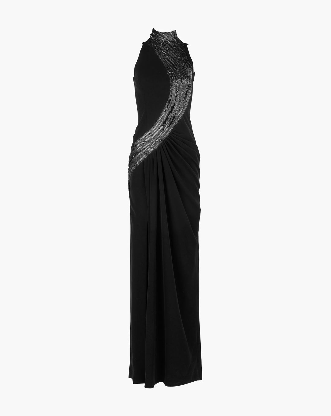 The Wave Embroidered Gown
