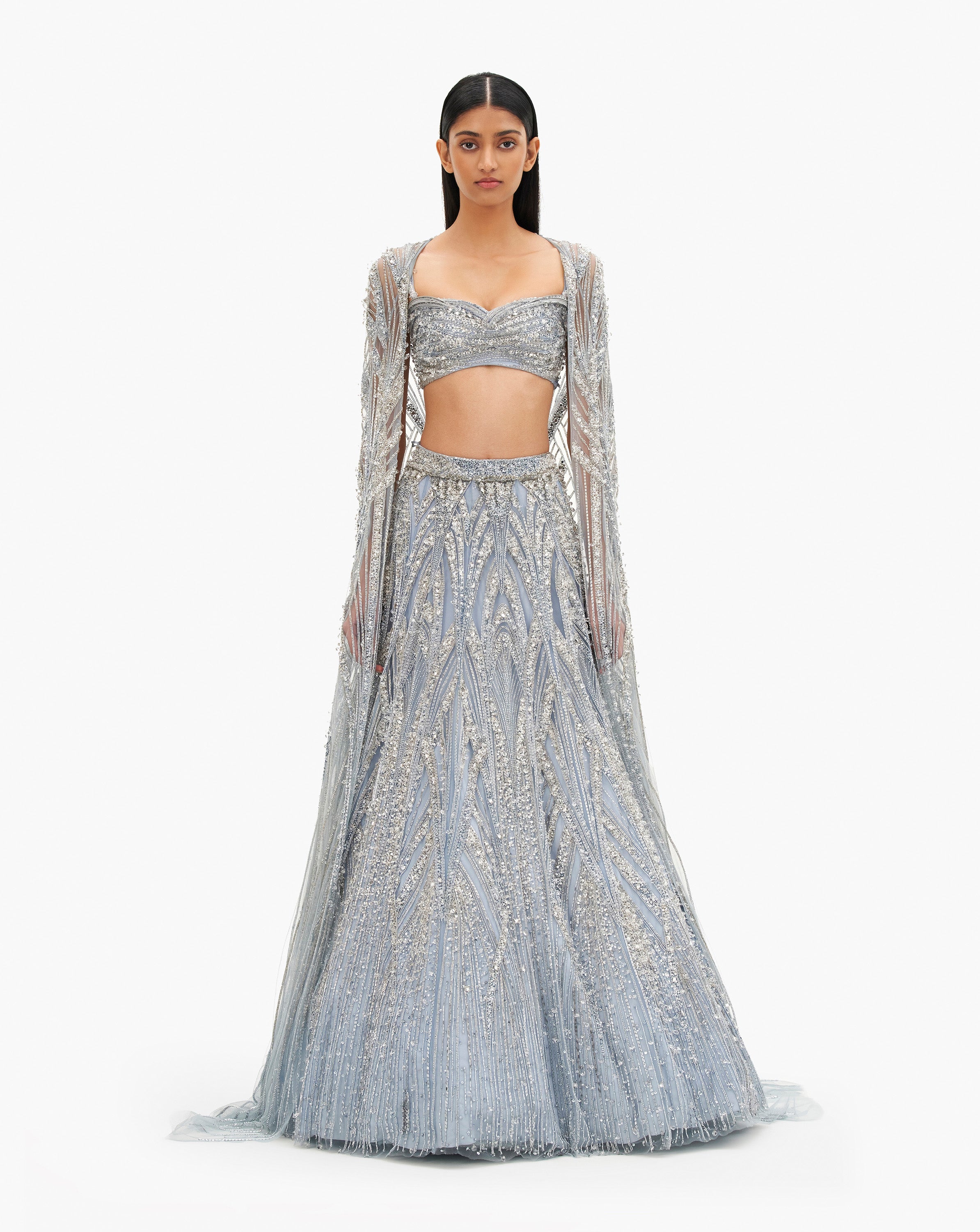 The Moonmist Lehenga