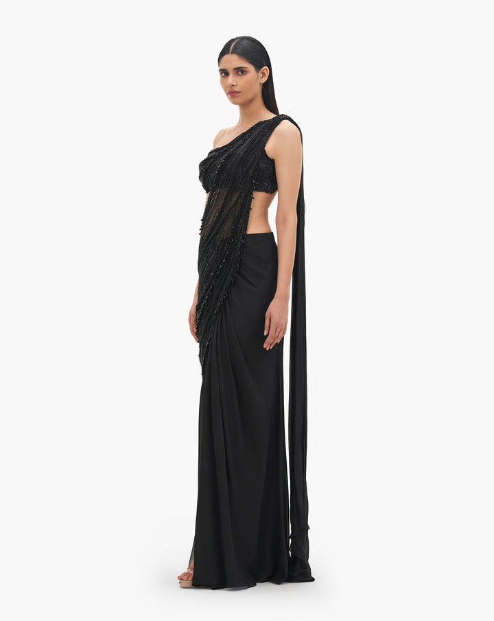The Nova Drape Saree Gown