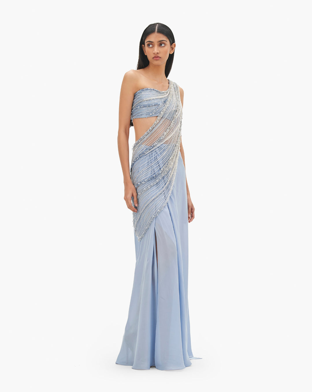 The Nova Drape Saree Gown