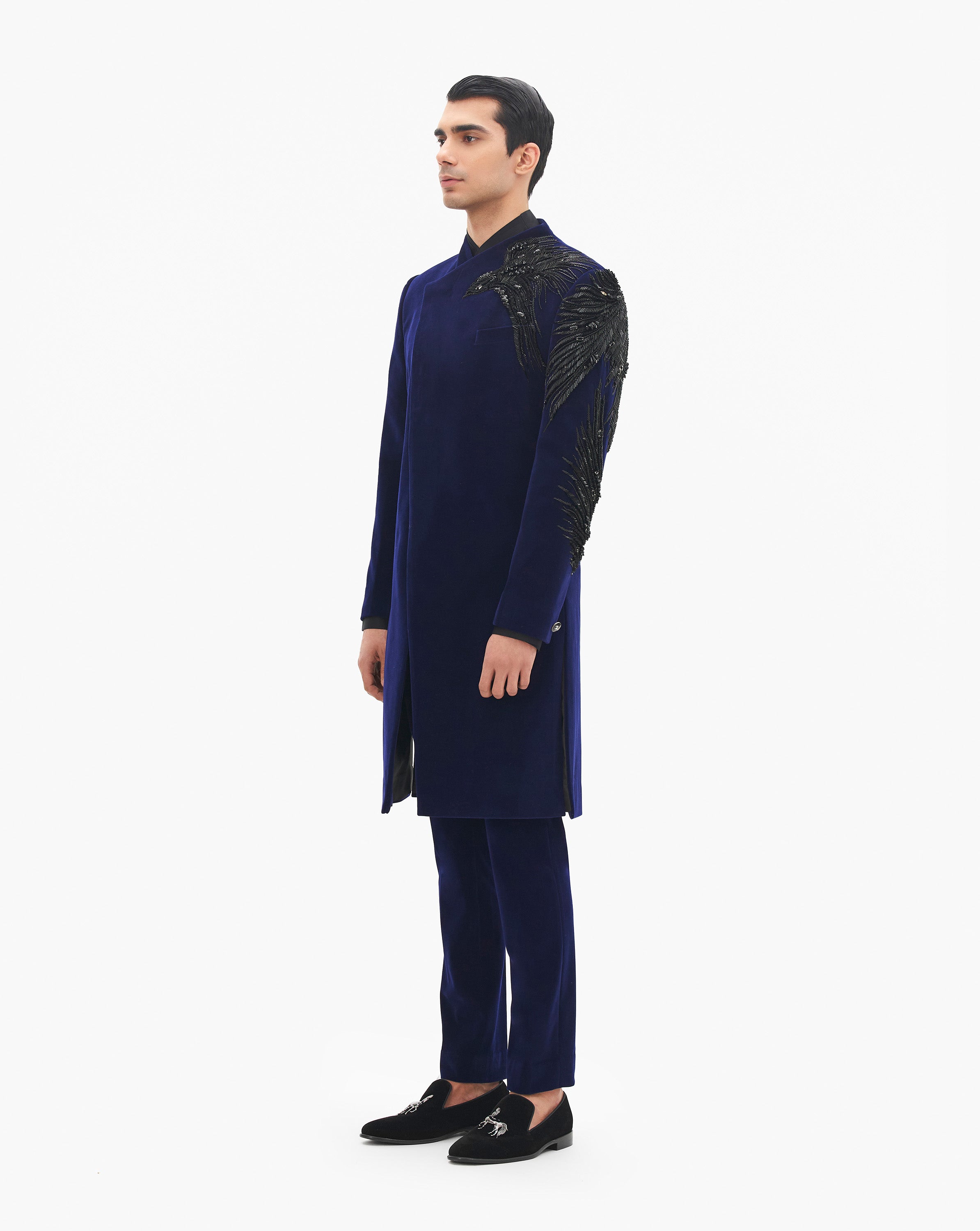 Assymetric Flight Long Jacket