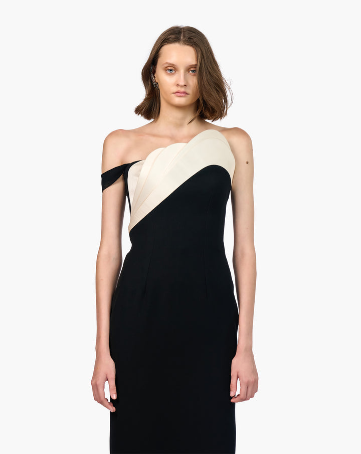 The Nyx Petal Column Gown