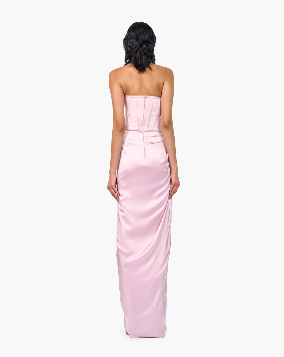 The Roz Corseted Draped Gown