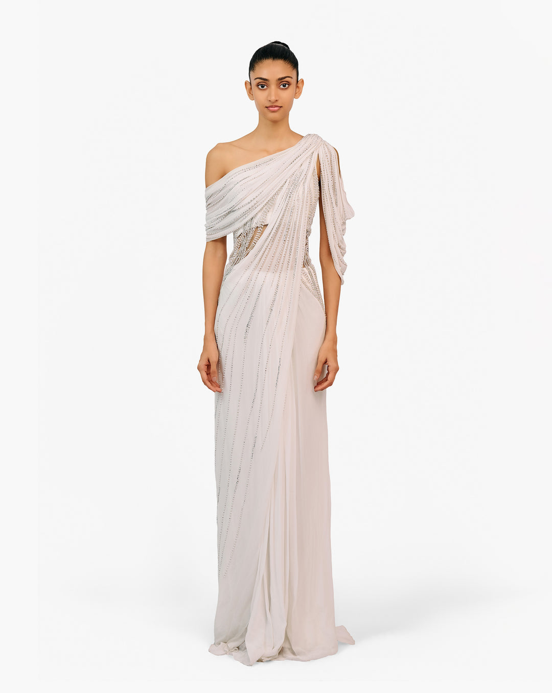 The Grecian Mist Saree