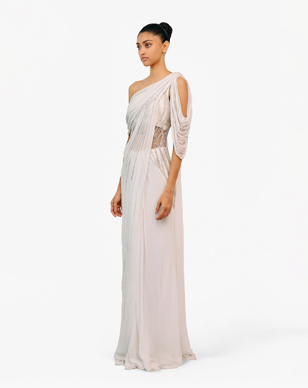 The Grecian Mist Saree