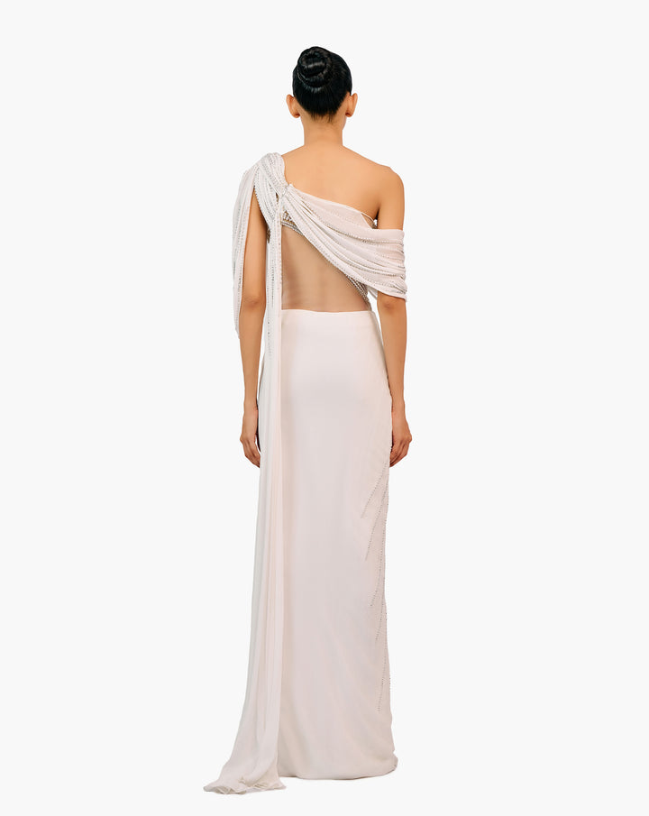 The Grecian Mist Saree