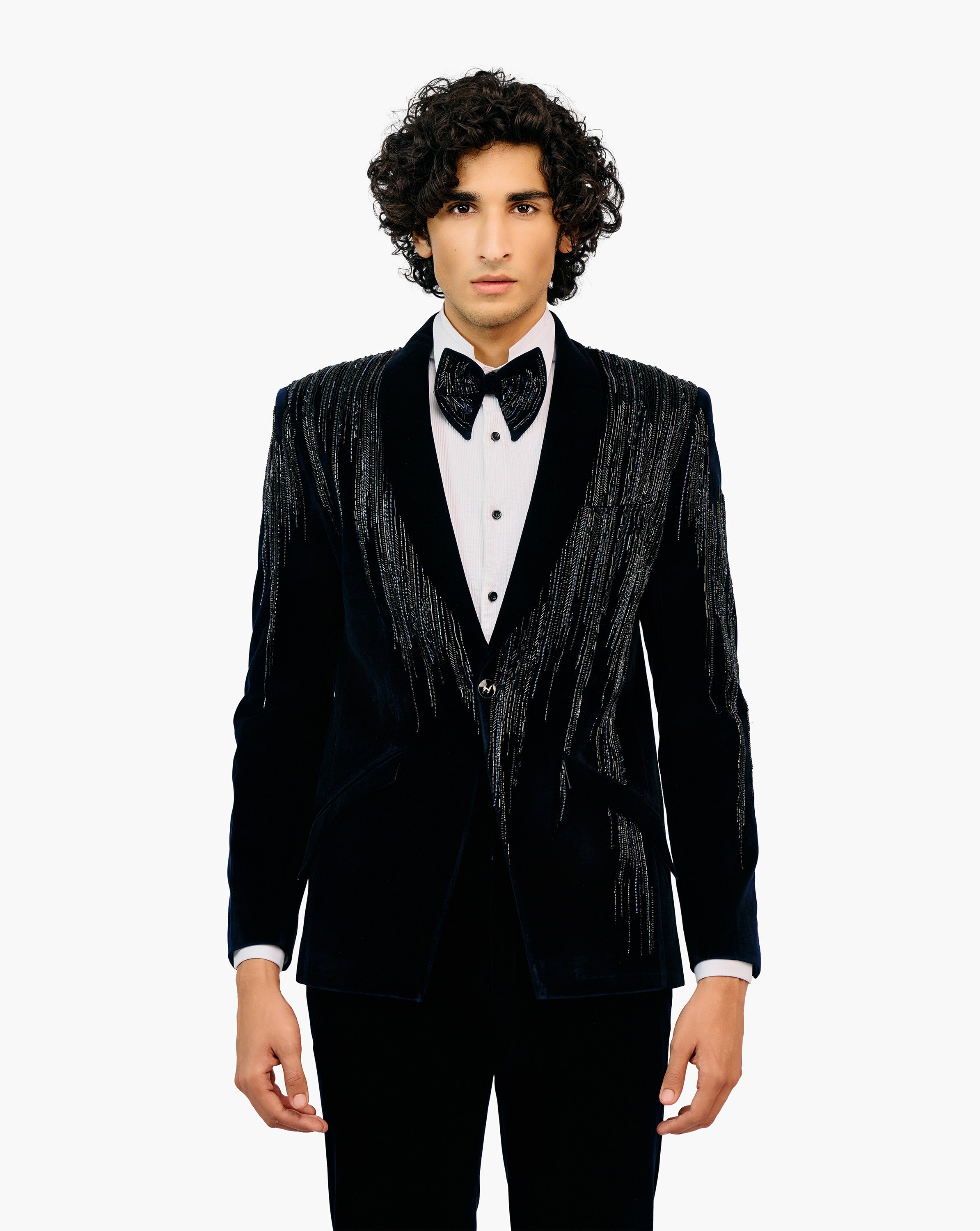 Drip Embroidered Tuxedo