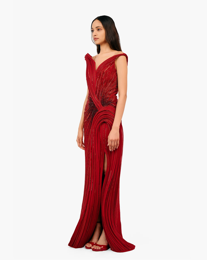 The Sculpt Embellished Gown