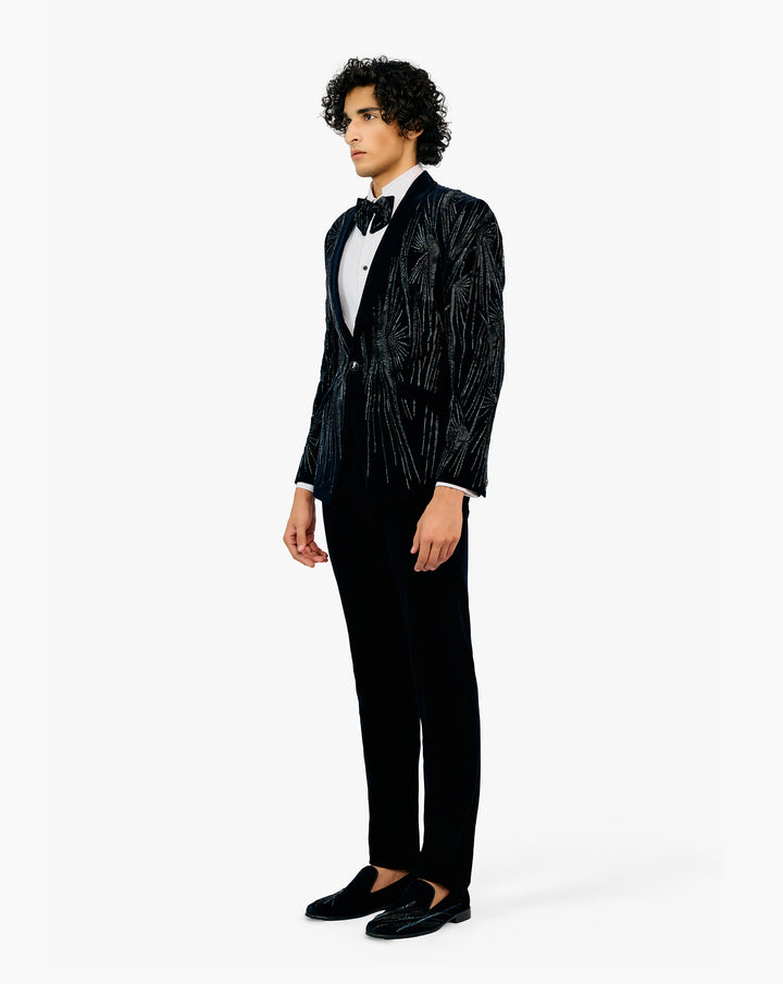 Midnight Shard Embroidered Tuxedo