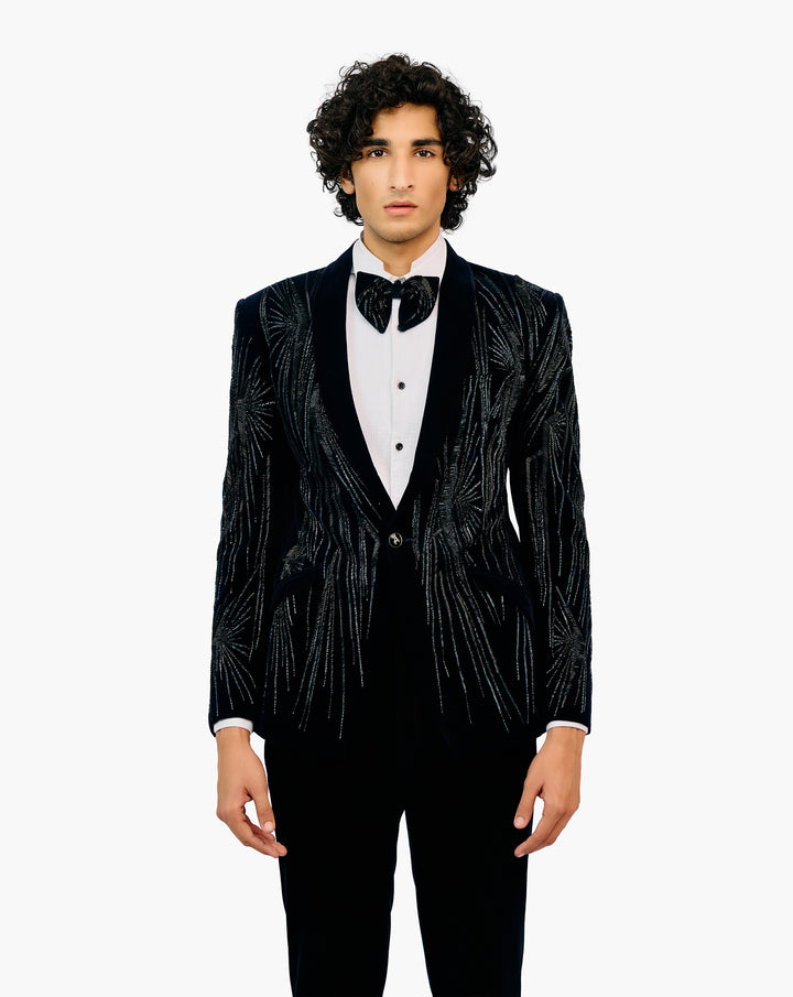 Midnight Shard Embroidered Tuxedo
