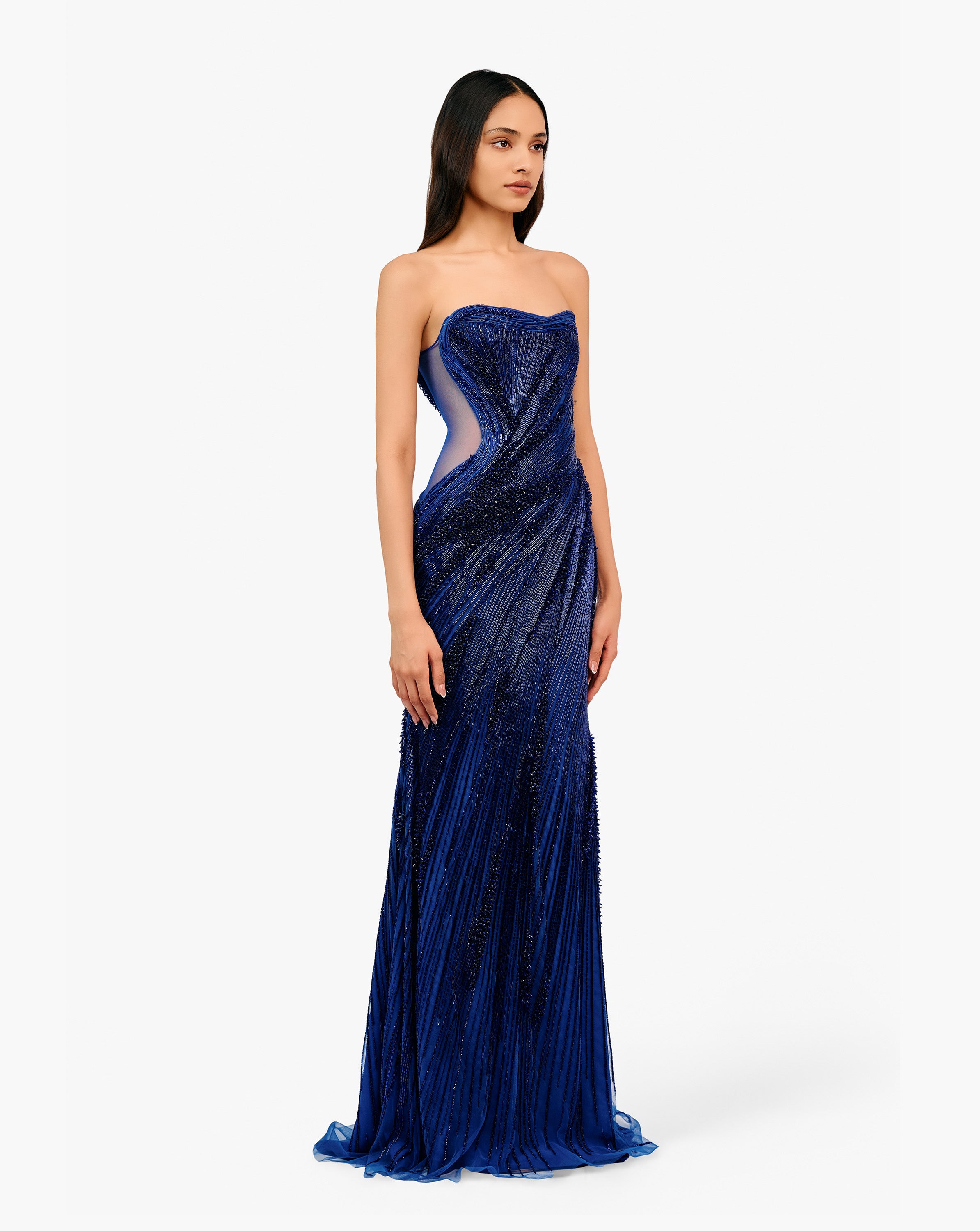 The Electric Crystal Fall Gown