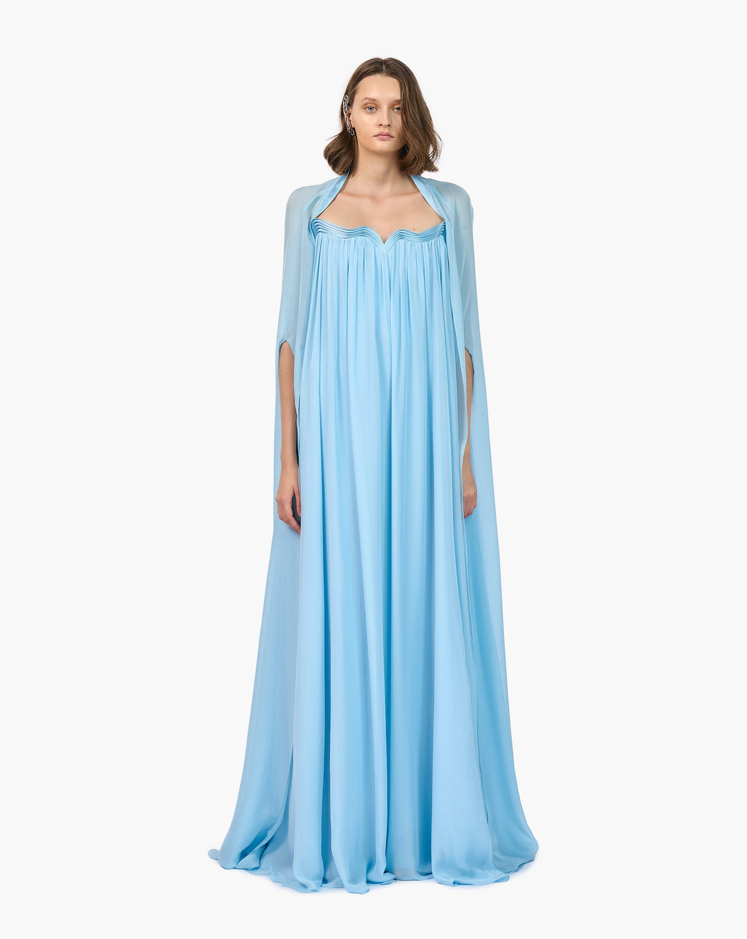 The Nephele Chiffon Cape
