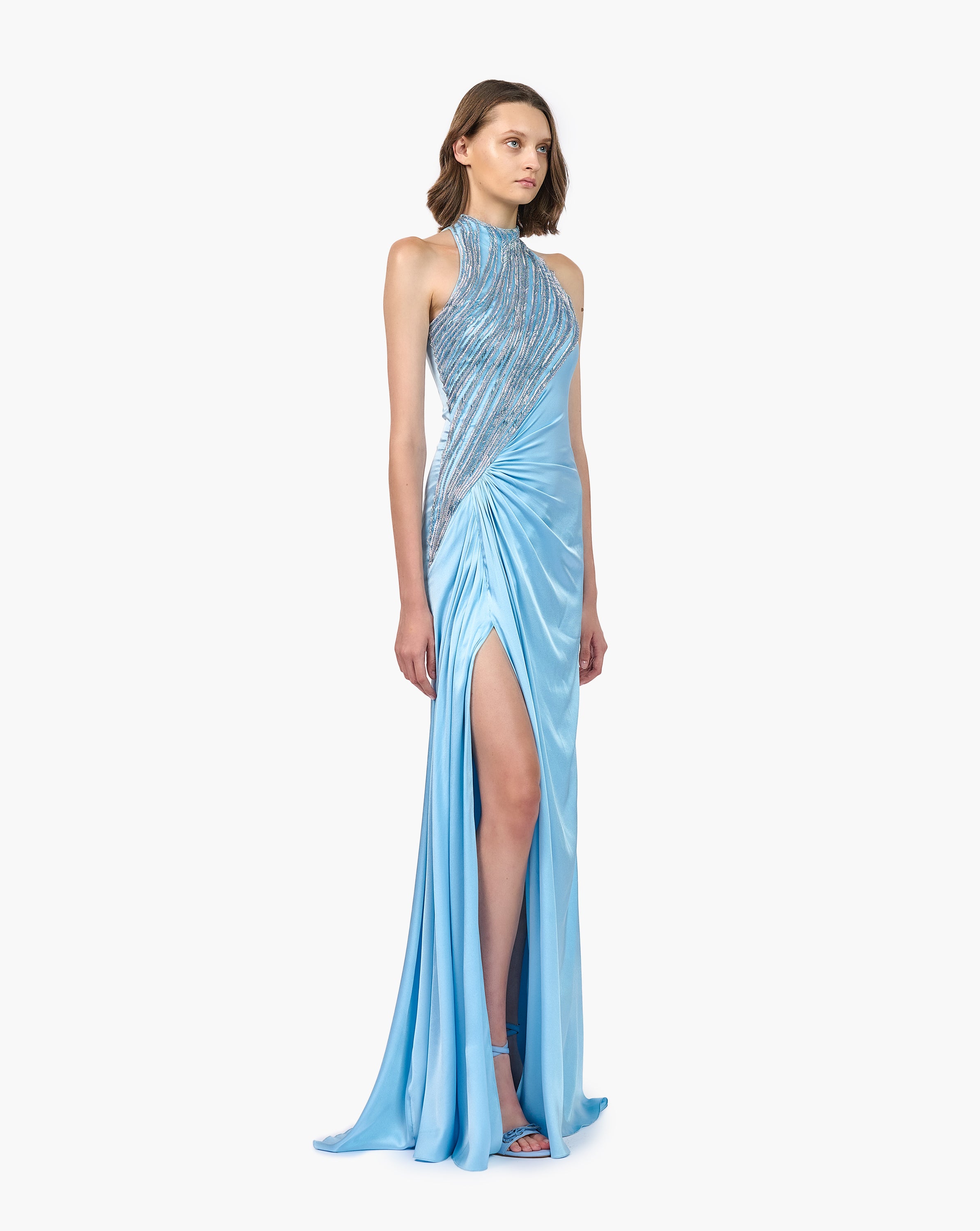 The Nephele Beaded Gown
