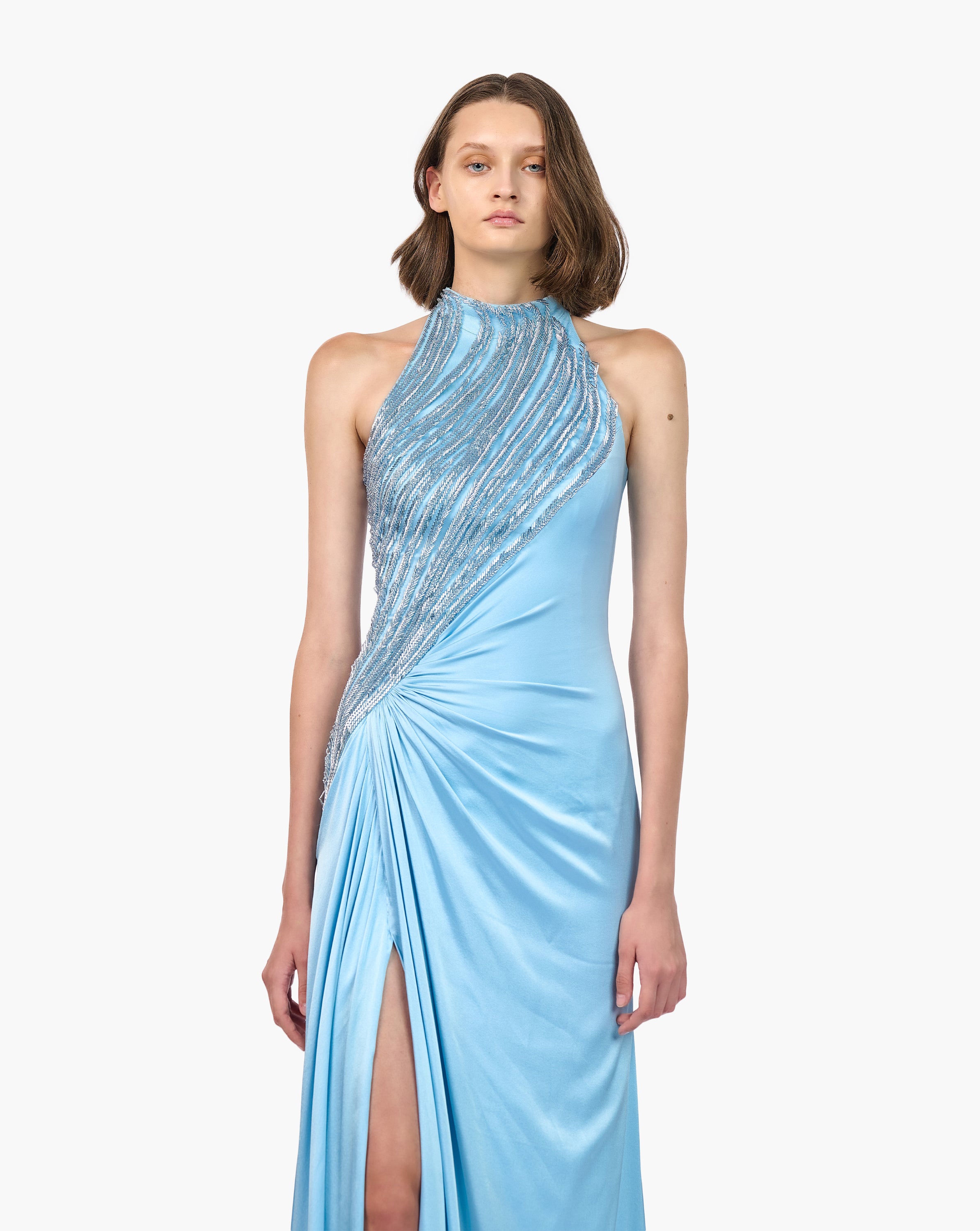 The Nephele Beaded Gown