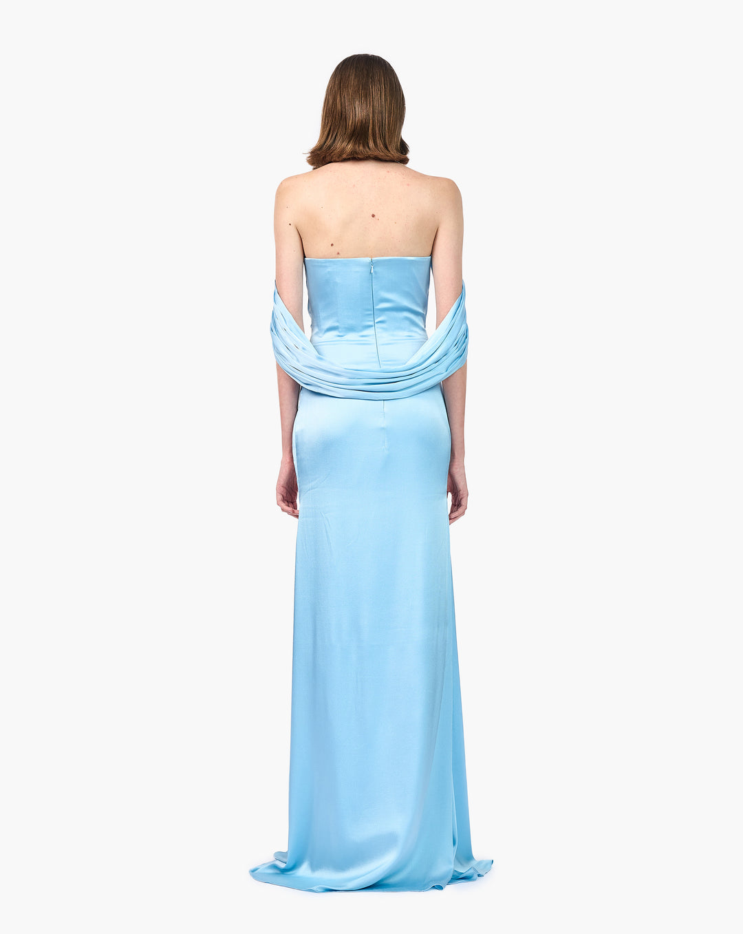 The Nephele Corseted Draped Gown