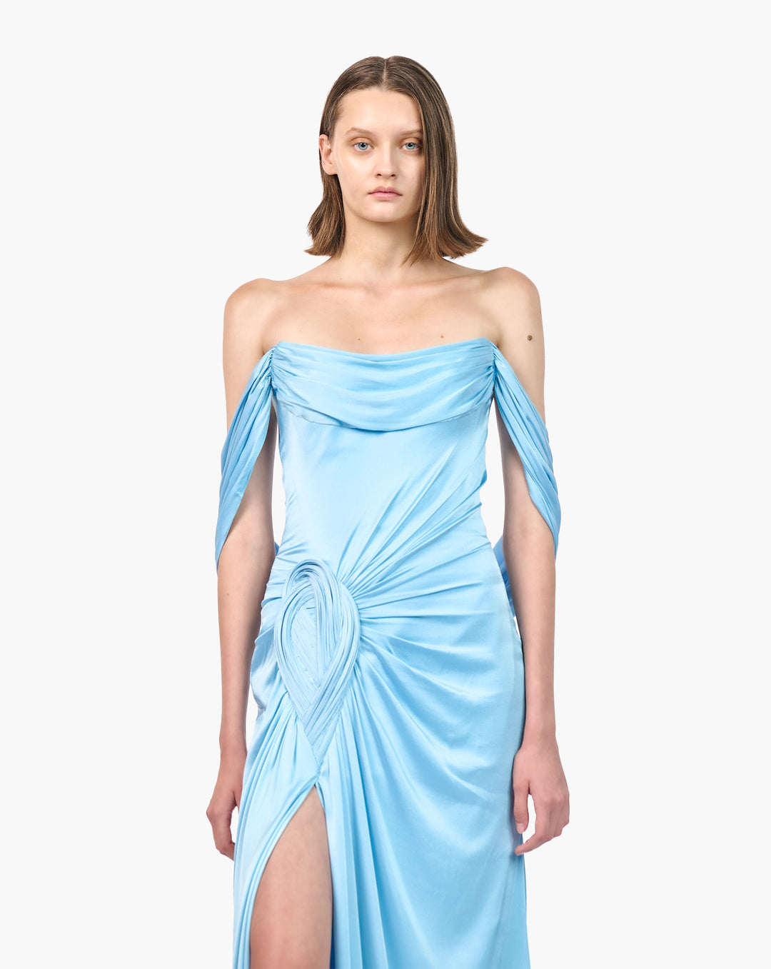 The Nephele Corseted Draped Gown