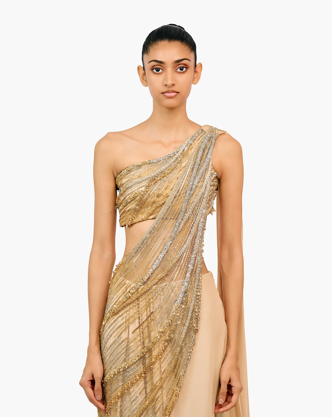 The Nova Drape Saree Gown