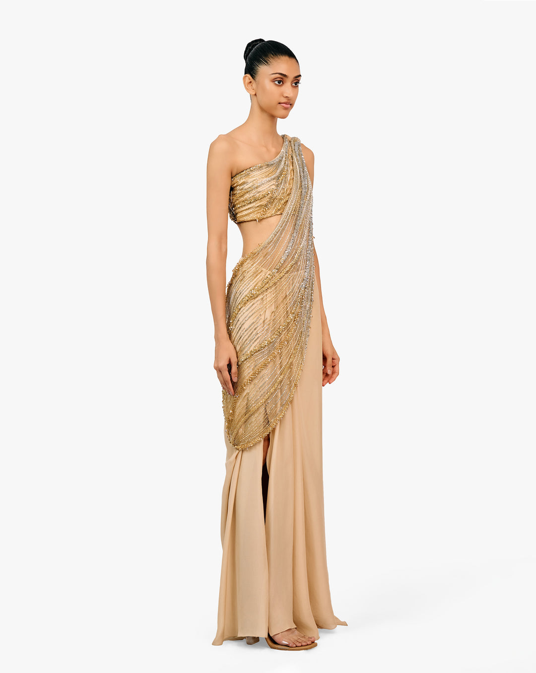 The Nova Drape Saree Gown