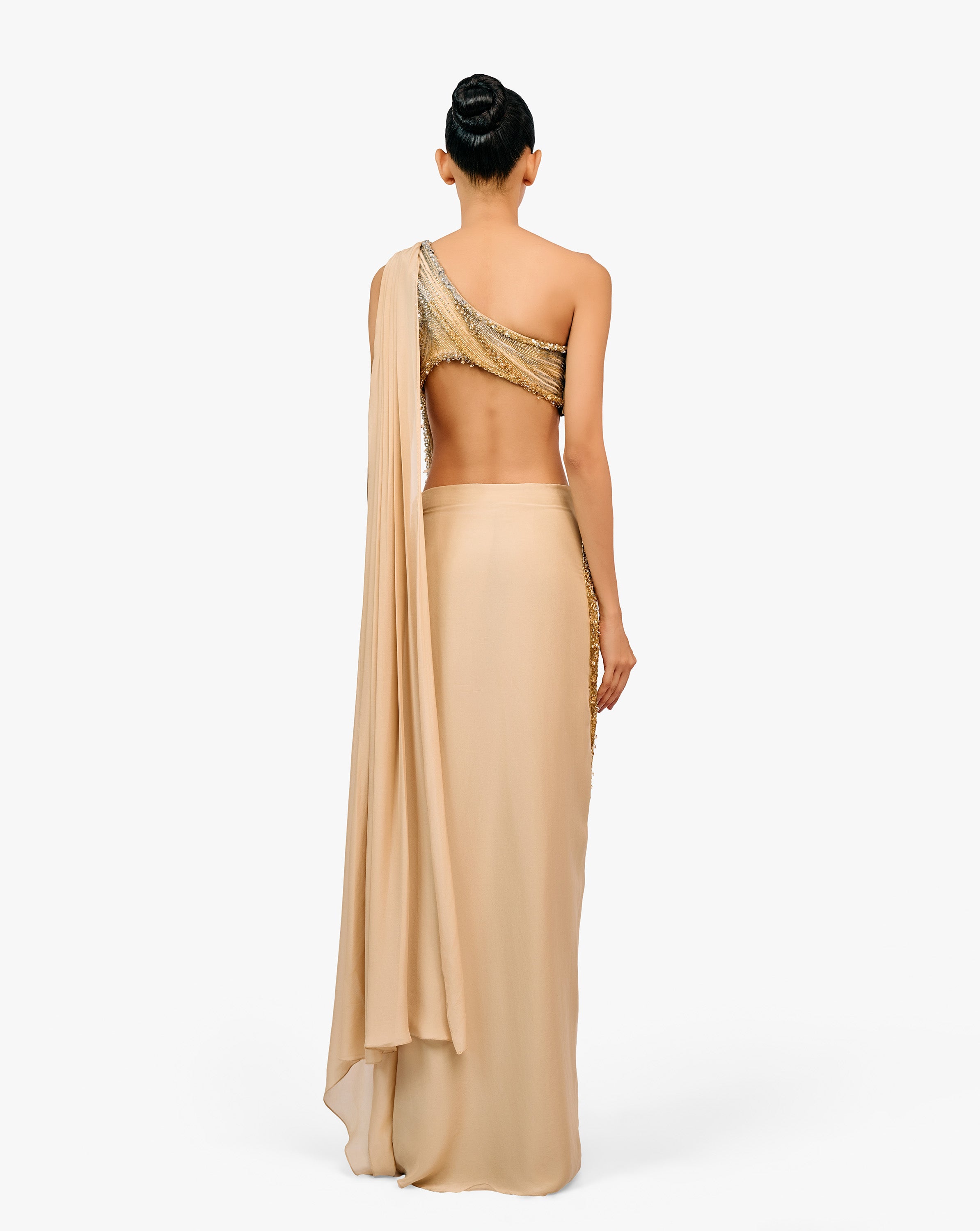 The Nova Drape Saree Gown
