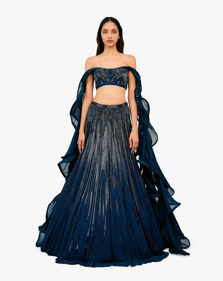 The Seraphic Beaded Lehenga