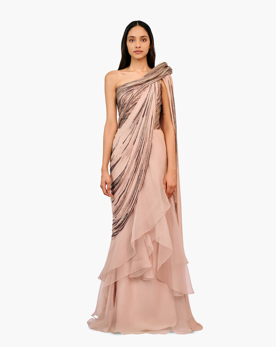 The Celestara Saree Gown