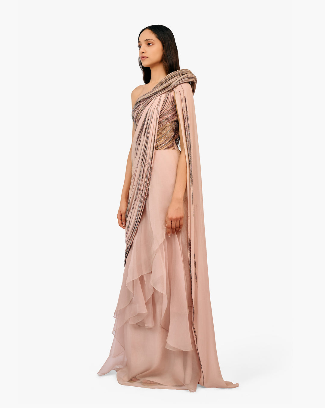 The Celestara Saree Gown