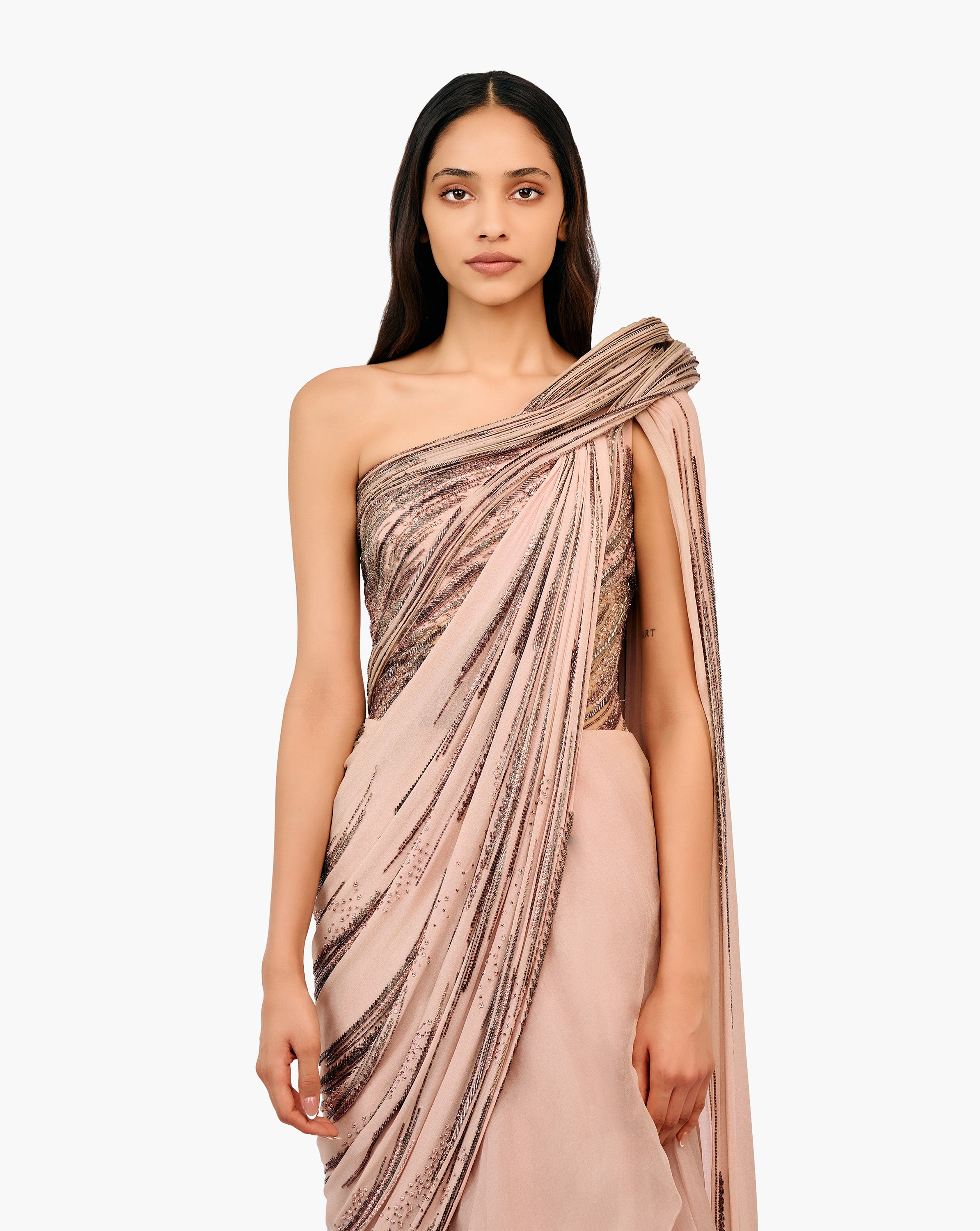 The Celestara Saree Gown