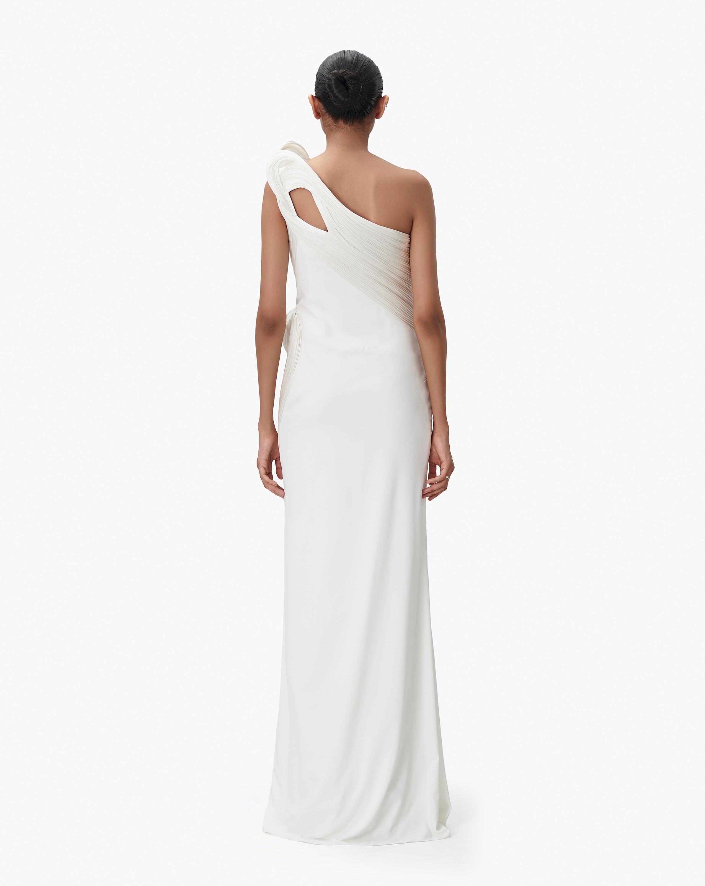 The Sculpted Wave Gown