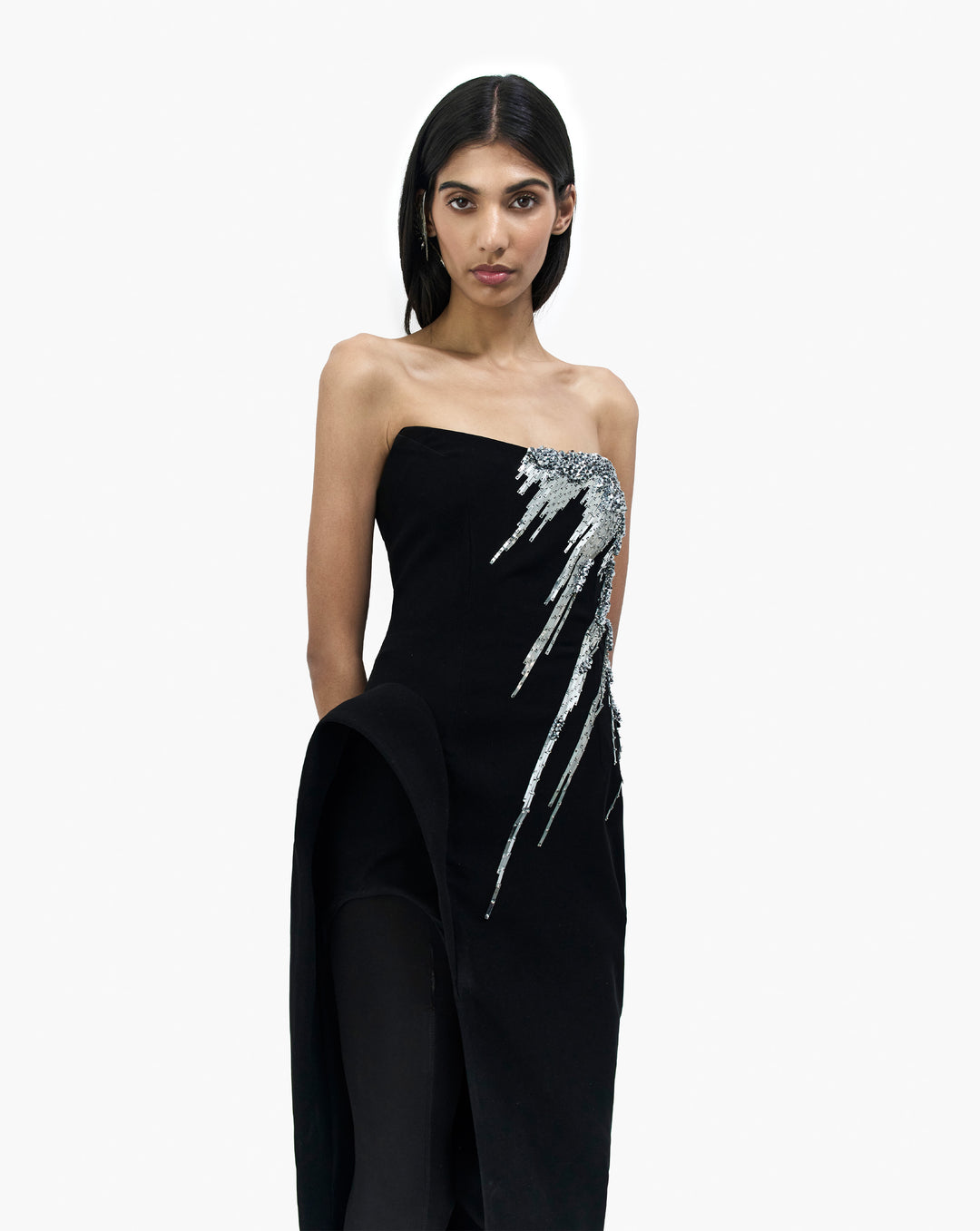 The Meteoric Molded Midi Dress