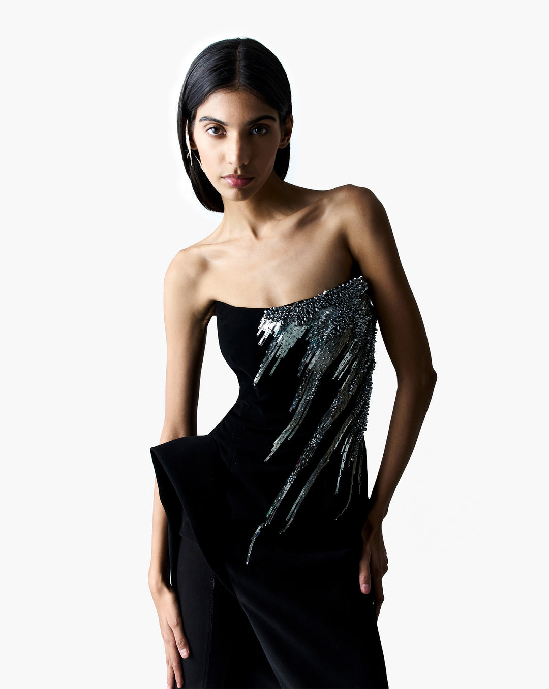 The Meteoric Molded Midi Dress