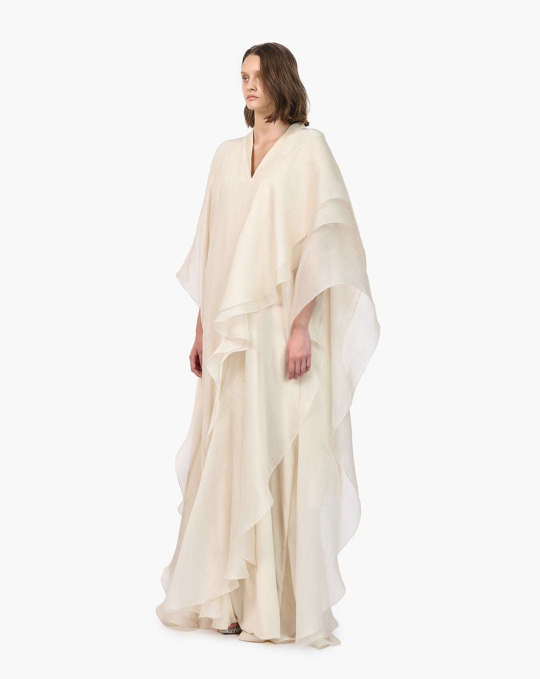 The Crepe Wave Kaftan Gown