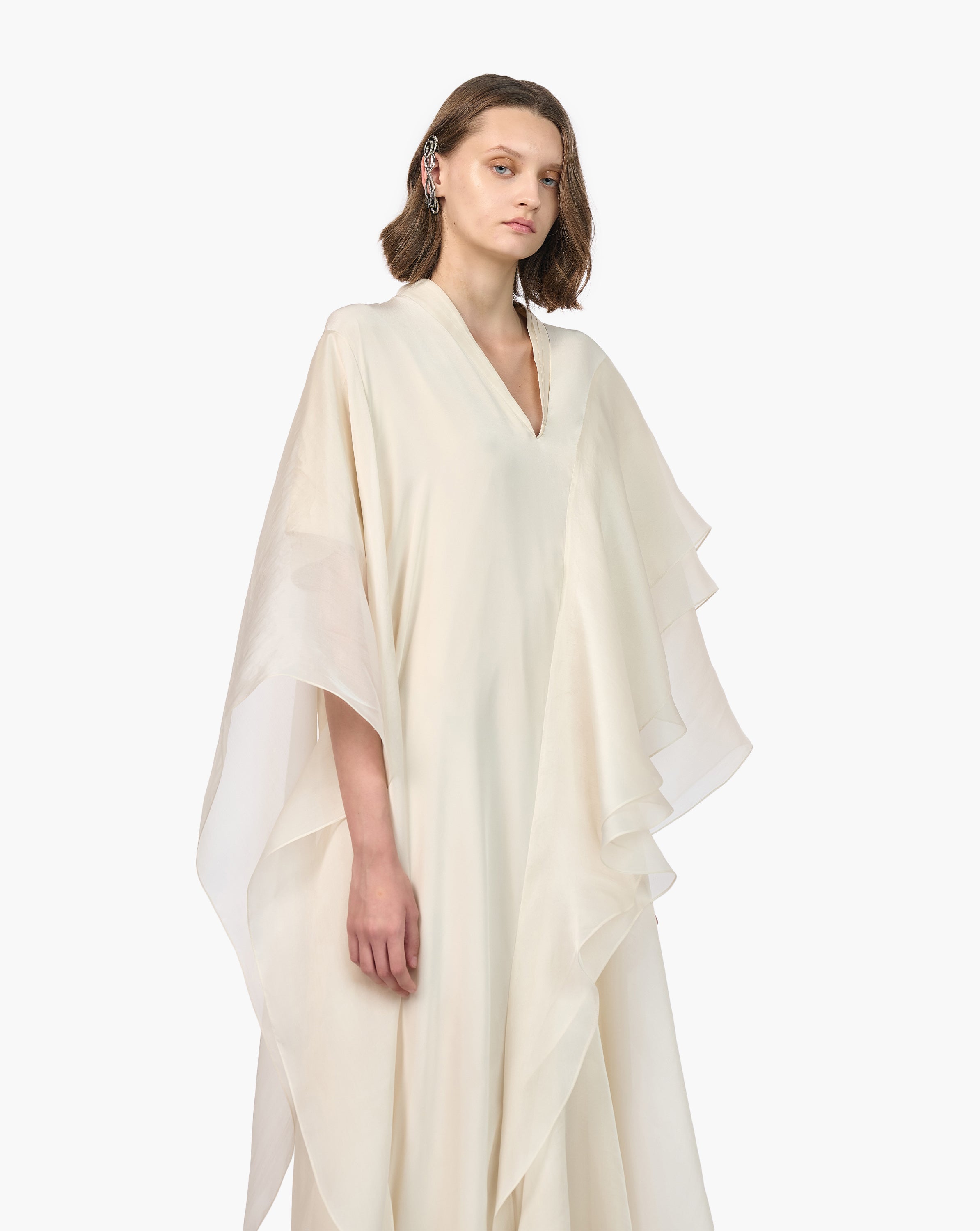 The Crepe Wave Kaftan Gown