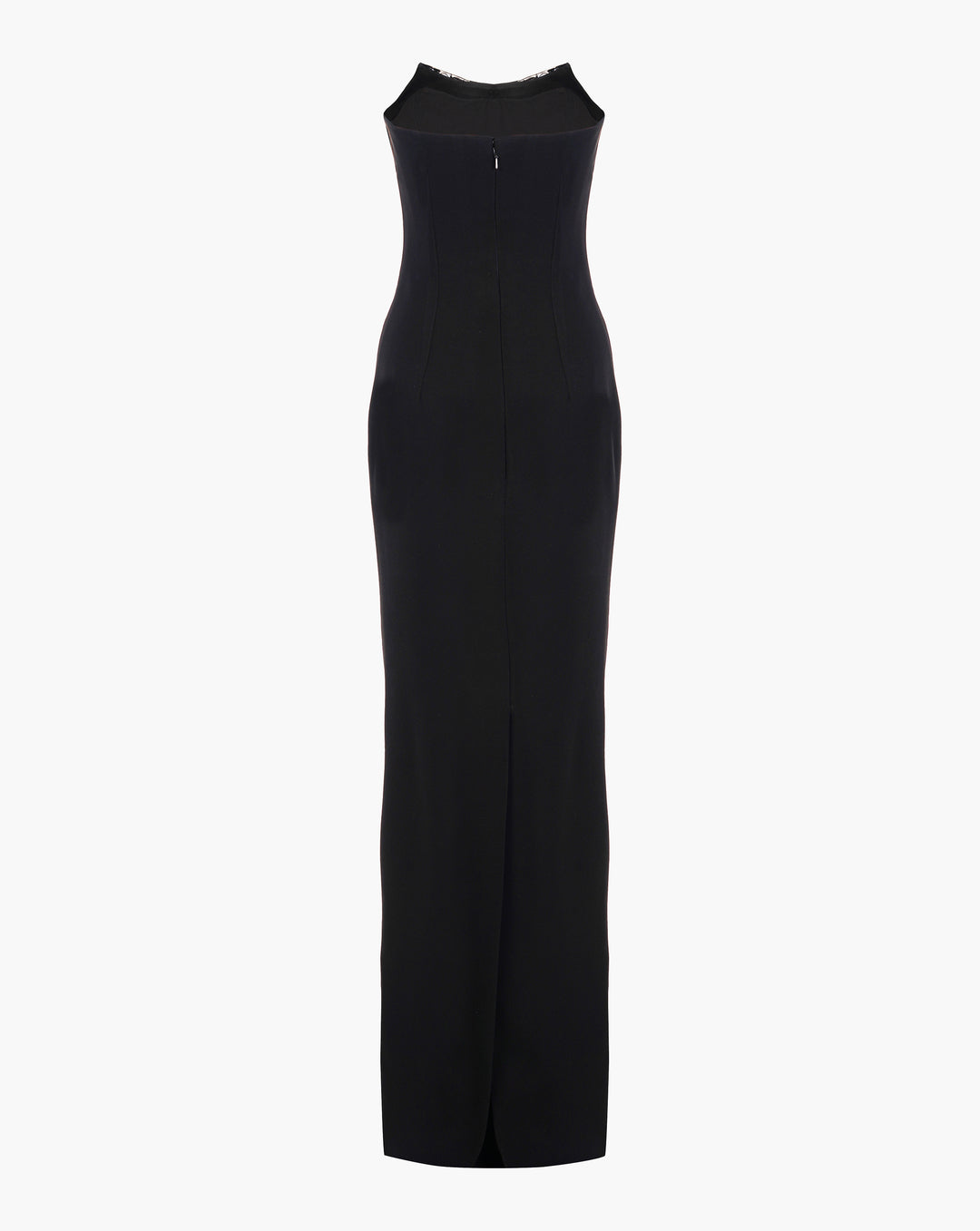 The Nyx Silver Drip Column Gown