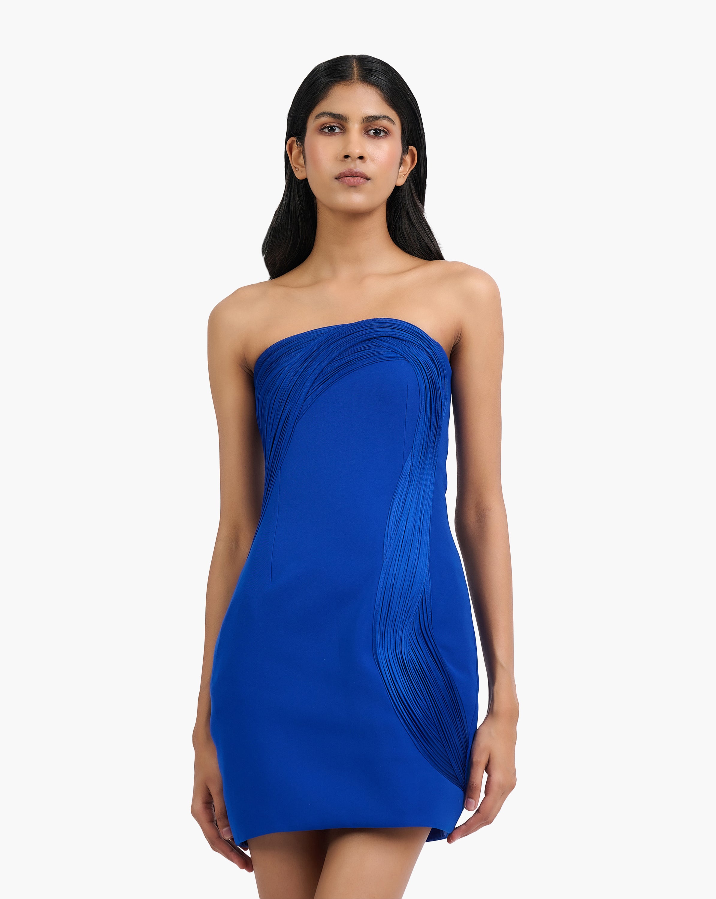 The Sculpted Arc Dress