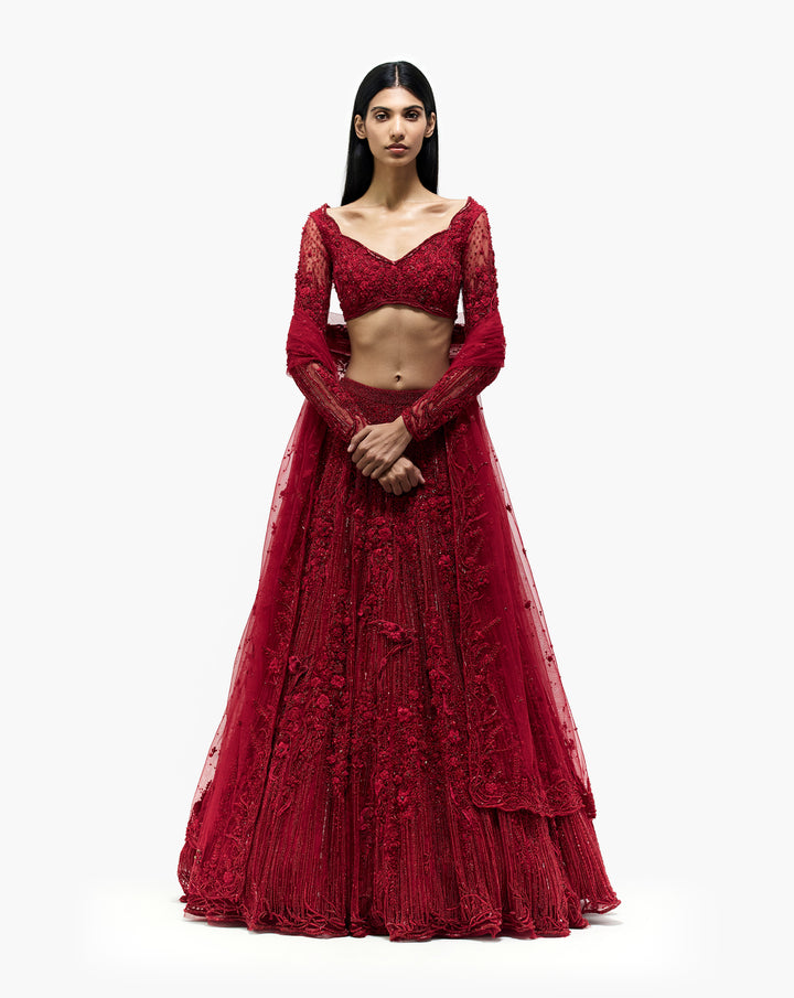 Bridal lehenga by Gaurav Gupta