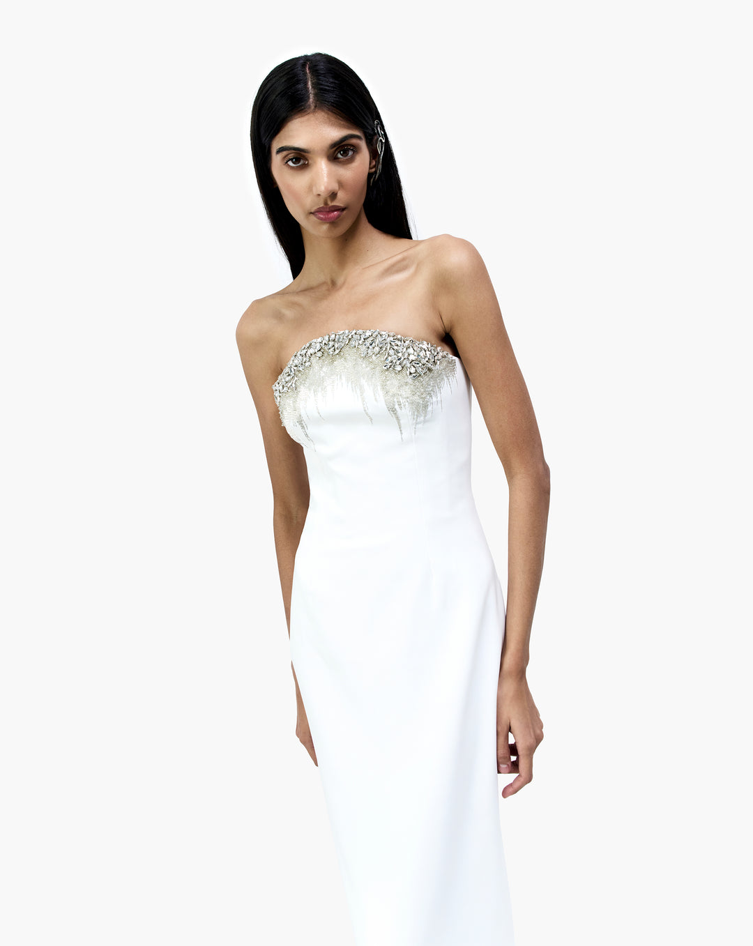 The Crystal Column Gown