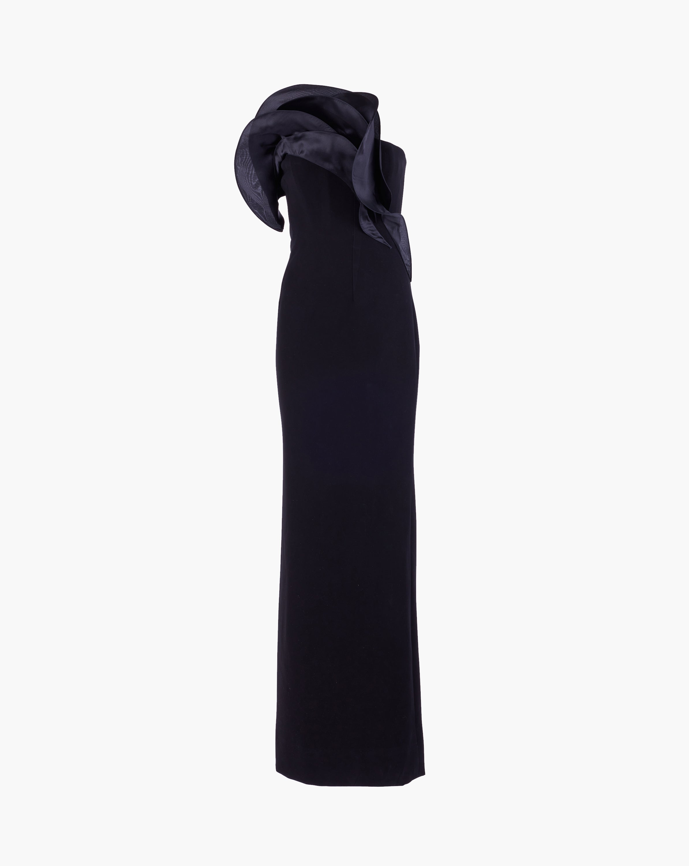 The Ruffle Wave Column Gown