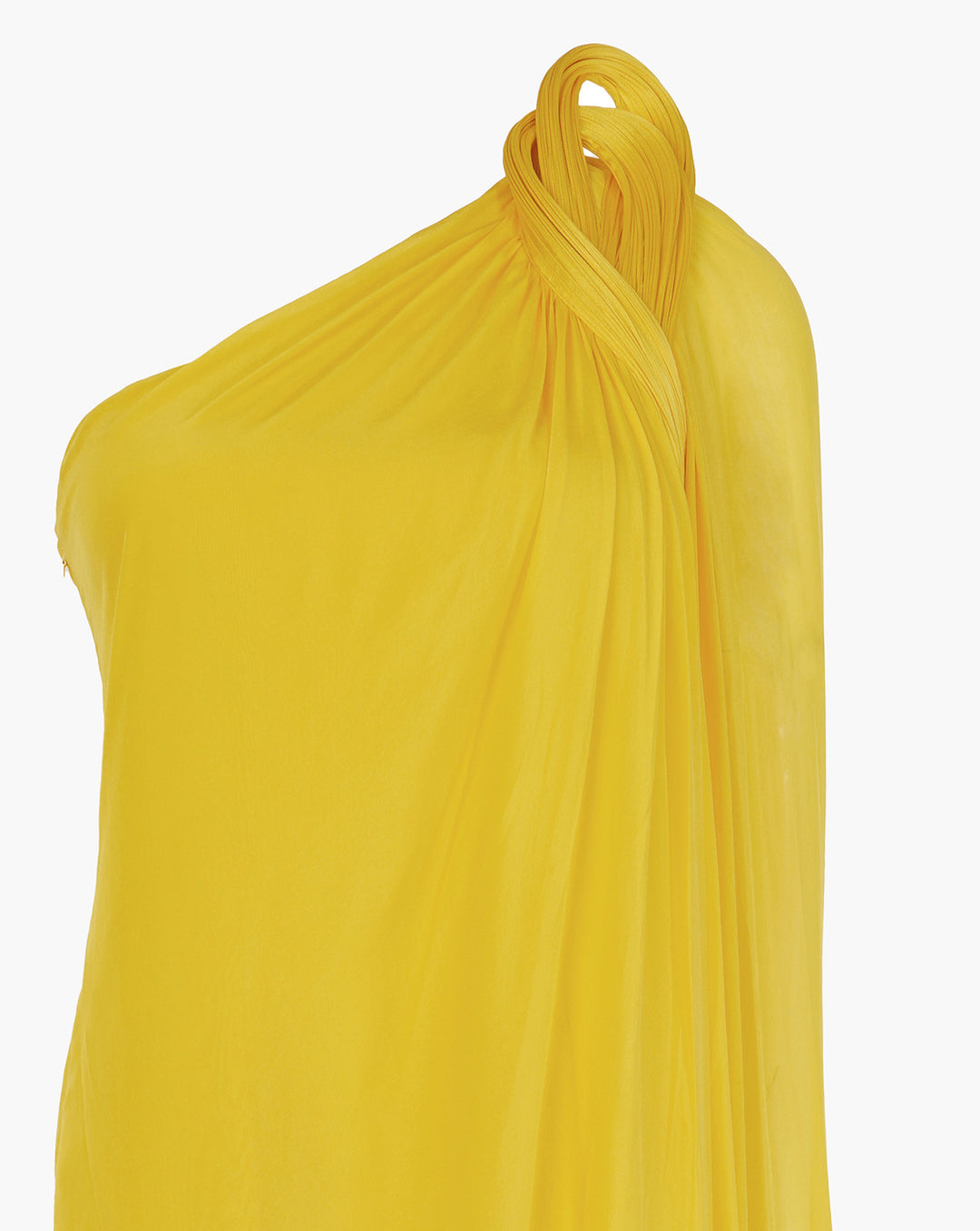 The Solaris Yellow One-Shoulder Gown