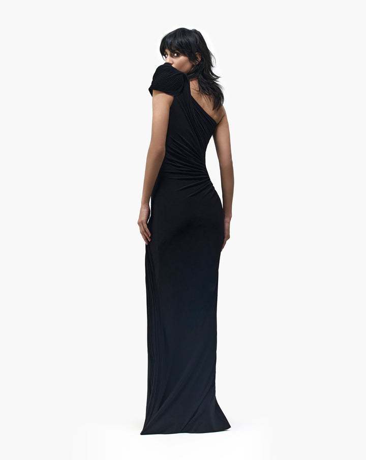 The Sculpted Jersey Gown
